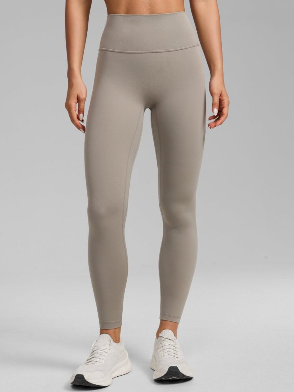 CRZ YOGA High-Waist Seamless Leggings in Taupe